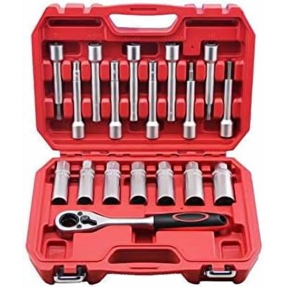 18pcs Steering Hub Suspension Shock Absorber Strut Nut Removal Tool Socket Kit Ratchet Set$$Tools & Hardware Other