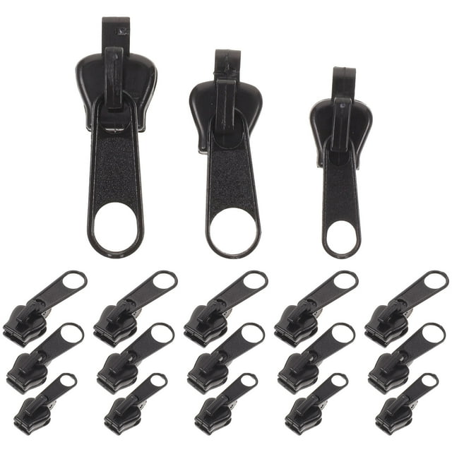 18pcs Zipper Slider Replacement Kit Zipper Repair Kit for Jackets Bags