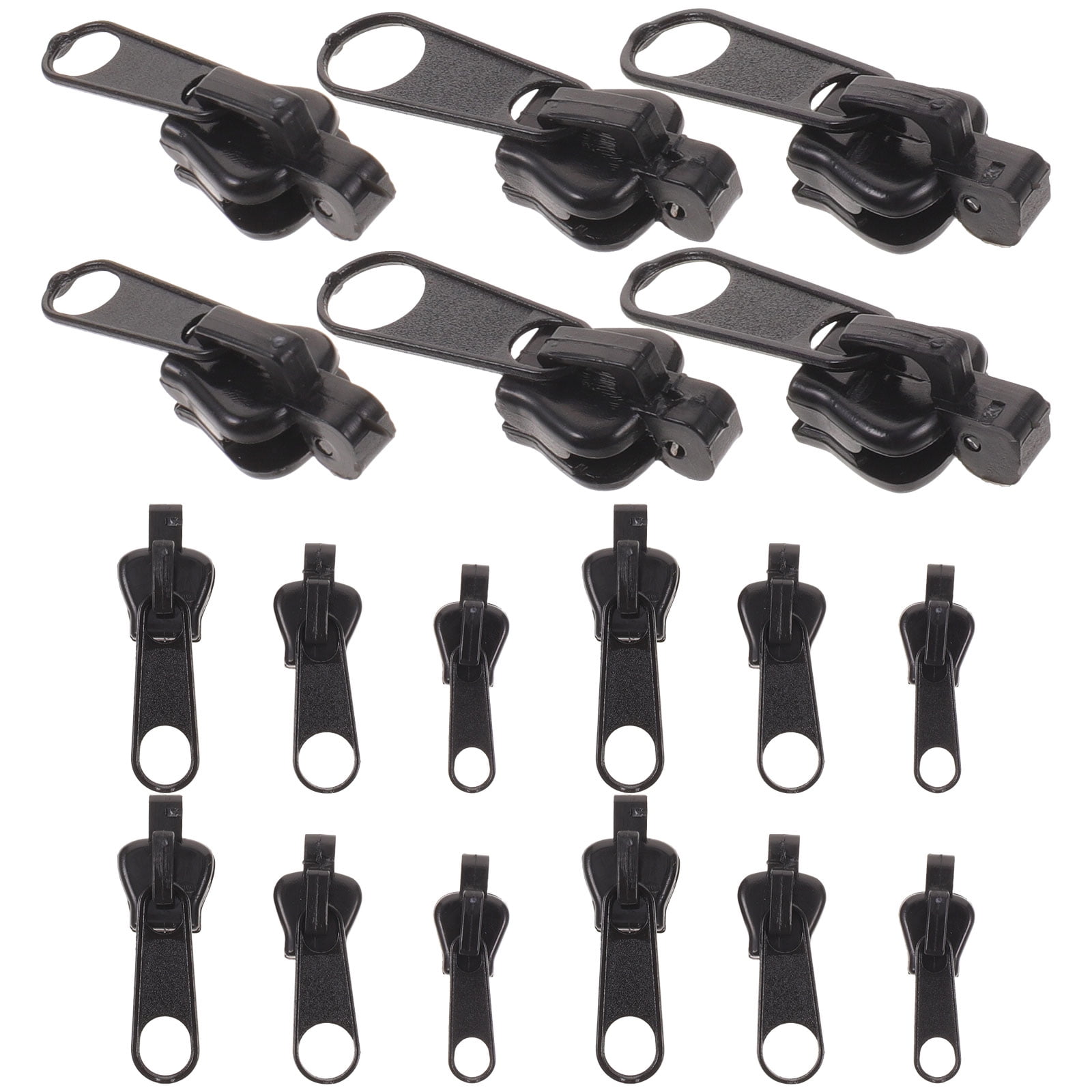 18pcs Zipper Sliders Zipper Pulls Zipper Repair Kit Zipper Replacement