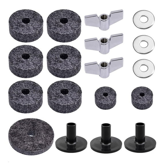 18pcs/set Durable Quick Release Cymbal Stand Wing Nut Drum Cymbal Accessory
