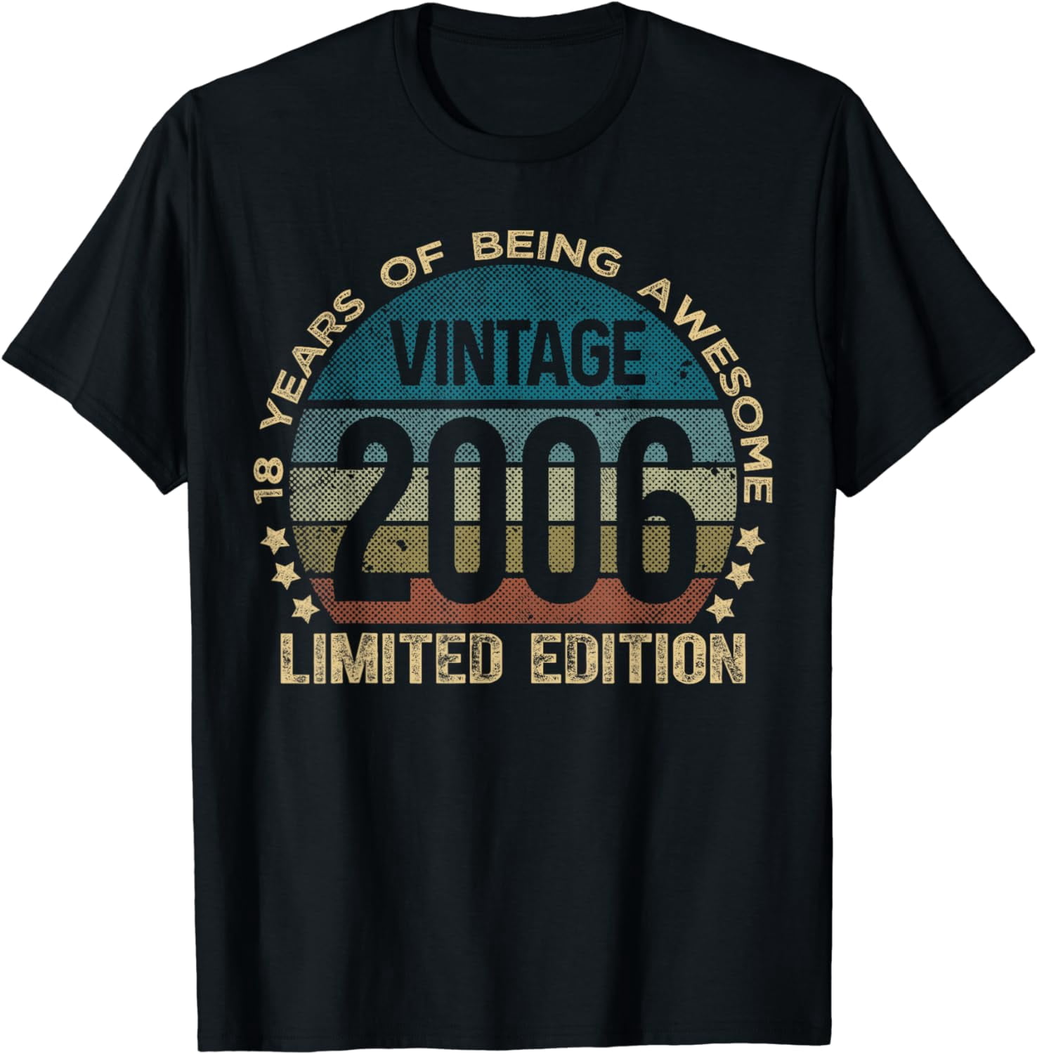 Vintage 2003 Limited Edition 18th Birthday T-Shirt - Born In 2003 Gift For 18 Year Old - View #11
