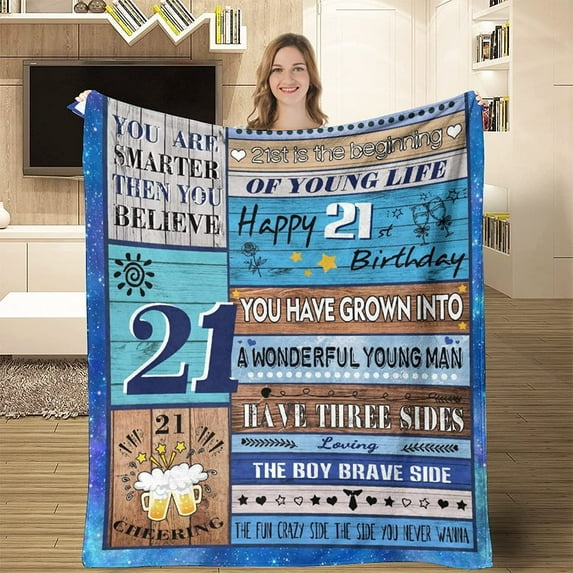 18th Birthday Blanket Gift for 18 Year Old Boys Girls 18th Birthday Gift Ideas 18th Bday Decor Best Gift for 18th Birthday 50×60