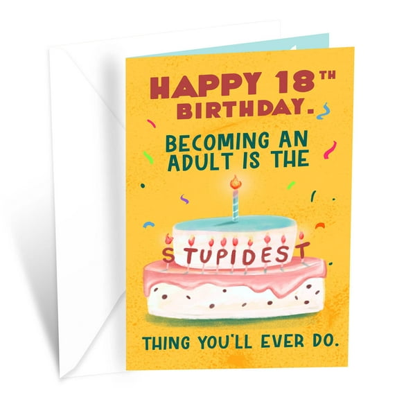 Prime Greetings 18th Birthday Card Funny