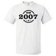thumbnail image 1 of 19th Birthday Gift For 19 Year Old Established 2007 T Shirt, 1 of 2