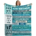 thumbnail image 1 of 18th Birthday Gifts for Girls, 18 Year Old Girl Birthday Gifts, Happy 18th Birthday Gifts Ideas,18 Year Old Gifts for Daughter Sister Bestie,18th Birthday Decorations for Girls 60"x50" Blanket, 1 of 5