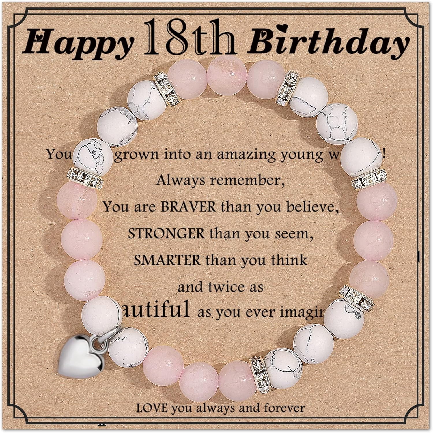 18th Birthday Gift - Delicate Double Birthstone Bracelet - Silver & Go –  Honey Willow - handmade jewellery