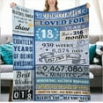 18 Year Old Female Happy 18th Birthday Blanket Gifts For Women Men