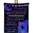thumbnail image 1 of 18th Birthday Gifts for Girls, 50x60 Inch Happy 18th Birthday Throw Blankets Gifts for Turning 18 Daughter Gifts from Mom, 1 of 5