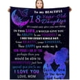 thumbnail image 1 of 18th Birthday Gifts for Girls, 50x60 Inch Happy 18th Birthday Throw Blankets Gifts for Turning 18 Daughter Gifts from Mom, 1 of 5