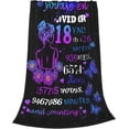 thumbnail image 1 of 18th Birthday Gifts for Girls Soft Warm Throw Blanket Lightweight Flannel Fleece Bed Blanket Gift for Girls Boys Men Women Chair Couch 60"x50", 1 of 6
