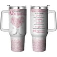 thumbnail image 1 of 18th Birthday Mug with Handle & Straw, 40 Oz Stainless Steel Birthday Gifts Tumbler, 18 Year Old Girl Birthday Gifts Ideas, 18th Birthday Gifts for Girls daughter, Gifts for 18 Year Old Girl, 1 of 6