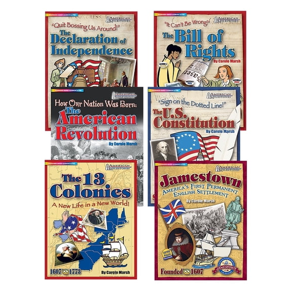 18th Century US History Series Paperback 6 Book Set (GALAMP18CENK)