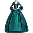 thumbnail image 1 of 18th Century Women's Ball Gown Costumes Retro Lace Long Sleeve Gothic Victorian Dress Masquerade Theme Dresses, 1 of 6