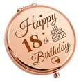 18th Happy Birthday Gift for Girls Compact Makeup Mirror 18 Year Old