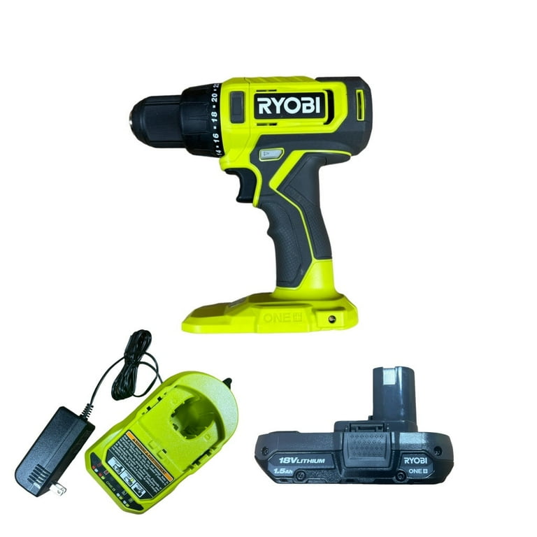 RYOBI 18V ONE+ Cordless 1/2 inch Drill/Driver Kit with