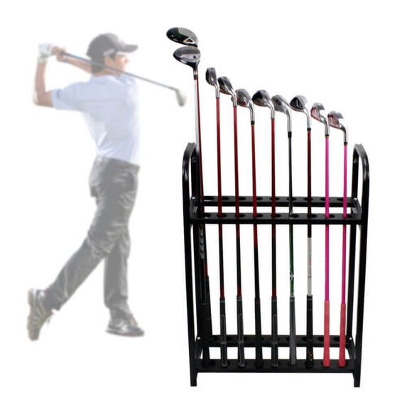 Putter Rings For Display 18x Clubs Holder Steel Floor Golf Club Metal Display Rack Putter ...