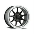 thumbnail image 1 of 18x10.5 Konig 105MB Countergram Matte Black w/Machined Lip Wheel 5x114.3 (20mm), 1 of 2