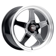Weld Racing S10480562P54 18x10.5 Ventura Wheel, 5x120.65, Black