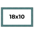 thumbnail image 1 of 18x10 Frame Blue Rustic Barnwood Solid Wood Picture Frame Width 1.25 Inches | Interior Depth 0.5, 1 of 8