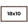 thumbnail image 1 of 18x10 Frame Brown Bamboo with Dark Coffee/Walnut Finish | Solid Wood Picture Frame Width 0.75, 1 of 8