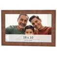 thumbnail image 1 of 18x10 Frame Brown Farmhouse Solid Wood Picture Frame Width 1.5 Inches | Interior Frame Depth 0.5, 1 of 8
