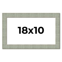 18x10 Frame Green Desert Pear Solid Wood Picture Frame | 1.625 Inch Moulding Width | Interior Frame