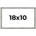 thumbnail image 1 of 18x10 Frame Silver Picture Frame - Complete Modern Photo Frame Includes UV Acrylic Shatter Guard, 1 of 8