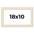 thumbnail image 1 of 18x10 Frame White Real Wood Picture Frame Width 1.5 inches | Interior Frame Depth 0.5 inches | Barn, 1 of 8