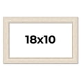 thumbnail image 1 of 18x10 Frame White Real Wood Picture Frame Width 1.75 inches | Interior Frame Depth 0.5 inches |, 1 of 8