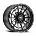 thumbnail image 1 of 18x10 Mamba 594MB M22 Matte Black with Ball-Cut Machined Spoke Wheel 5x5 (-24mm), 1 of 2