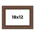 thumbnail image 1 of 18x12 Bamboo Wood Tone Complete Wood Picture Frame with UV Acrylic, Foam Board Backing, & Hardware, 1 of 7