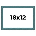 thumbnail image 1 of 18x12 Frame Blue Rustic Barnwood Solid Wood Picture Frame Width 1.25 Inches | Interior Depth 0.5, 1 of 8