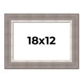 thumbnail image 1 of 18x12 Frame Grey Real Wood Picture Frame Width 2.75 Inches | Interior Frame Depth 0.5 Inches |, 1 of 8