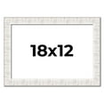 thumbnail image 1 of 18x12 Frame White Sonoma Rustic Wood Picture Frame | 1.5 Inch Moulding Width | Complete with UV, 1 of 7