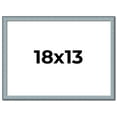 thumbnail image 1 of 18x13 Frame Blue Scuffed Farm Board Solid Wood Picture Frame Width 0.75 Inches | Interior Depth 0.5, 1 of 8