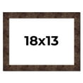 thumbnail image 1 of 18x13 Frame Brown Burl Real Wood Picture Frame Width 1.625 Inches | Interior Frame Depth 0.5 Inches, 1 of 8