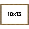 thumbnail image 1 of 18x13 Frame Gold Kingsley Distressed Solid Wood Picture Frame Width 0.75 Inches | Interior Frame, 1 of 8