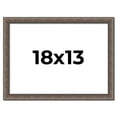 thumbnail image 1 of 18x13 Frame Silver Real Wood Picture Frame Width 1.25 Inches | Interior Frame Depth 0.5 Inches |, 1 of 8