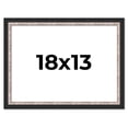 thumbnail image 1 of 18x13 Frame Silver Real Wood Picture Frame Width 1.25 Inches | Interior Frame Depth 0.75 Inches |, 1 of 8