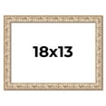 thumbnail image 1 of 18x13 Frame White Real Wood Picture Frame Width 1.5 inches | Interior Frame Depth 0.5 inches |, 1 of 8