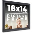 thumbnail image 1 of 18x14 Frame Black Passaggi Solid Wood Picture Frame Width 1.5 Inches | Interior Depth 0.5 Inches |, 1 of 8