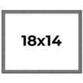 thumbnail image 1 of 18x14 Frame Blue Kingsley Pewter Solid Wood Picture Frame Width 0.75 Inches |Interior Depth 0.5, 1 of 8