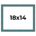 thumbnail image 1 of 18x14 Frame Blue Rustic Barnwood Solid Wood Picture Frame Width 1.25 Inches | Interior Depth 0.5, 1 of 8