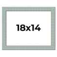 thumbnail image 1 of 18x14 Frame Blue Teal Distressed Solid Wood Picture Frame | 1.625 Inch Moulding Width | Sonoma Blue, 1 of 8