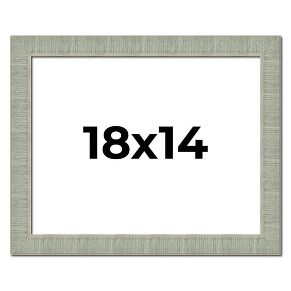 18x14 Frame Green Desert Pear Solid Wood Picture Frame | 1.625 Inch Moulding Width | Interior Frame