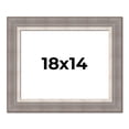 thumbnail image 1 of 18x14 Frame Grey Real Wood Picture Frame Width 2.75 Inches | Interior Frame Depth 0.5 Inches |, 1 of 8