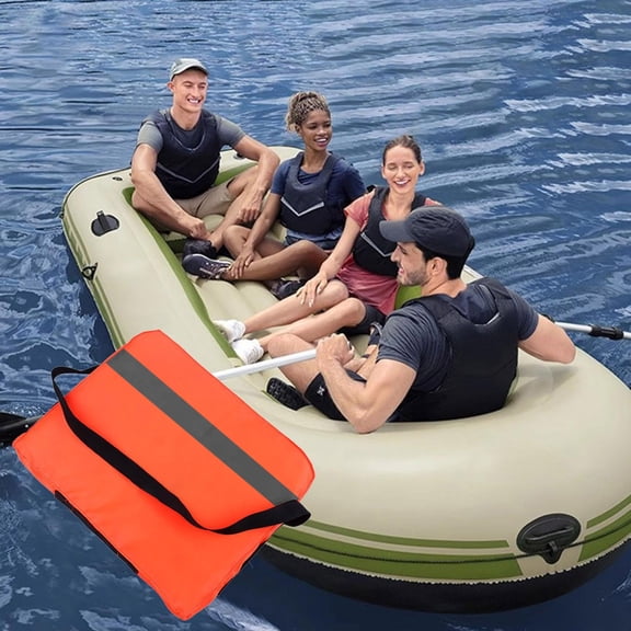 18x14in 1/2/3PCS Boat Throwable Flotation Device,Waterproof Throwable Flotation Device Coast,Throwable Flotation Device with Strap,Emergency Marine Foam Flotation Cushion for Boating & Swimming