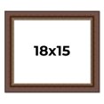 thumbnail image 1 of 18x15 Copper and Brown Real Wood Picture Frame Width 2 inches | Interior Frame Depth 0.5 inches |, 1 of 8
