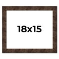 thumbnail image 1 of 18x15 Frame Brown Burl Real Wood Picture Frame Width 1.625 Inches | Interior Frame Depth 0.5 Inches, 1 of 8