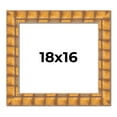 thumbnail image 1 of 18x16 Frame Beige Real Wood Picture Frame Width 3 inches | Interior Frame Depth 0.5 inches |, 1 of 8